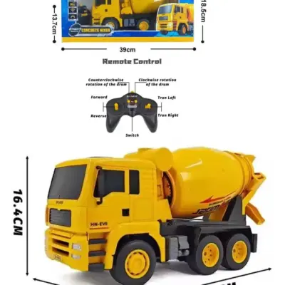 Camion Mezclador Control Remoto Escala 1:18 Seis Canales