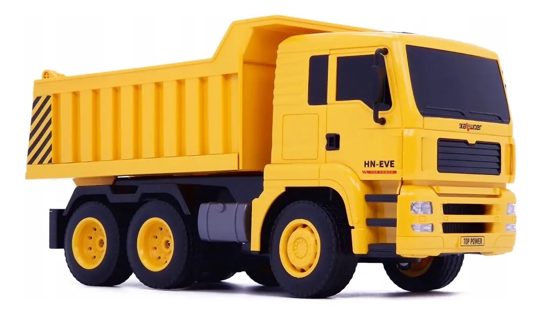 Camion Volcador Control Remoto Escala 1:18 Luces Bateria Ama - Imagen 5