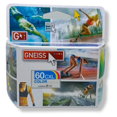 Cartucho Hp GNEISS Hp 60C XL Color Hp60c