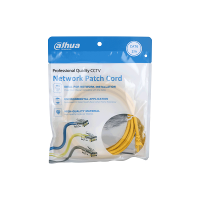 Dahua Patch Cord Cat 6 Utp 2 M PFM972-6U-2