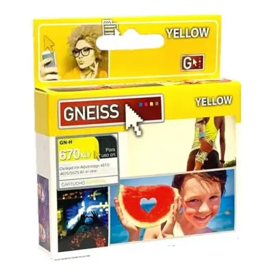 * CARTUCHO HP GTC 670 YELLOW