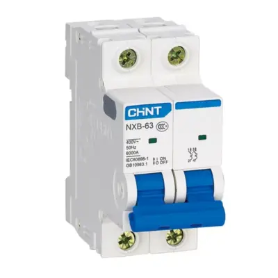 Chint Termica Bipolar 10A NXB-63 2P C10 6kA