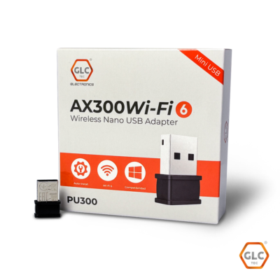 Placa USB Wi-fi 6 PU300 AX300 Glc Wireless Usb Nano