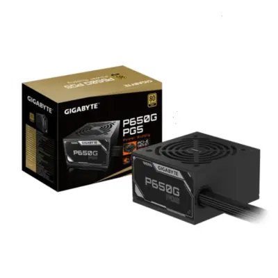 Fuente PC Gigabyte 650W 80 Plus Gold ATX 3.1 PCIe 5.1 Black