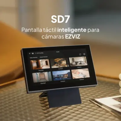 SD7 Ezviz – Pantalla a Batería para Gestionar Dispositivos Ezviz en vivo