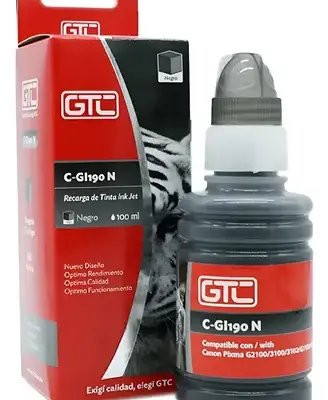 TINTA CANON GI190N NEGRO GTC
