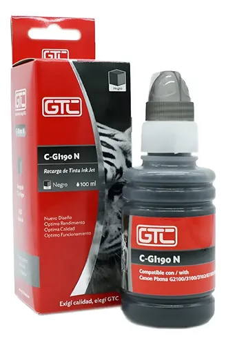 GTC Tinta Canon GI190N Negro