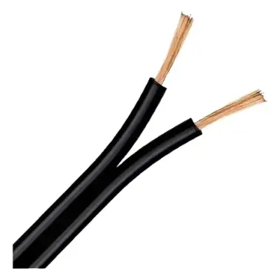 Cable Bipolar 2 X 1 Paralelo Negro  X Metro