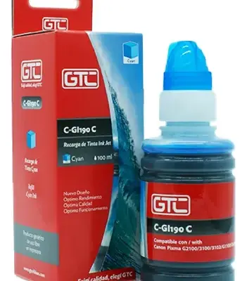 TINTA CANON GI190C CYAN GTC