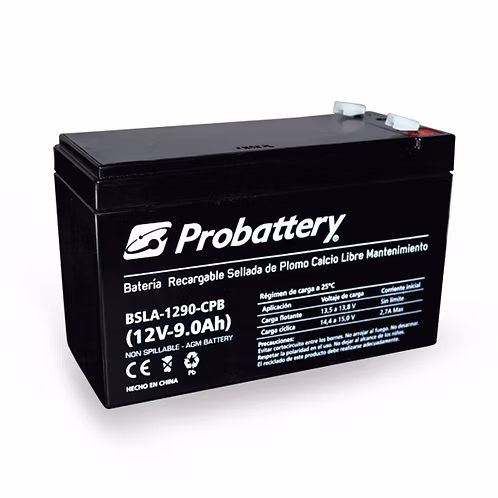 Bateria UPS PROBATTERY -12v 9Ah -BSLA-1290-CPB