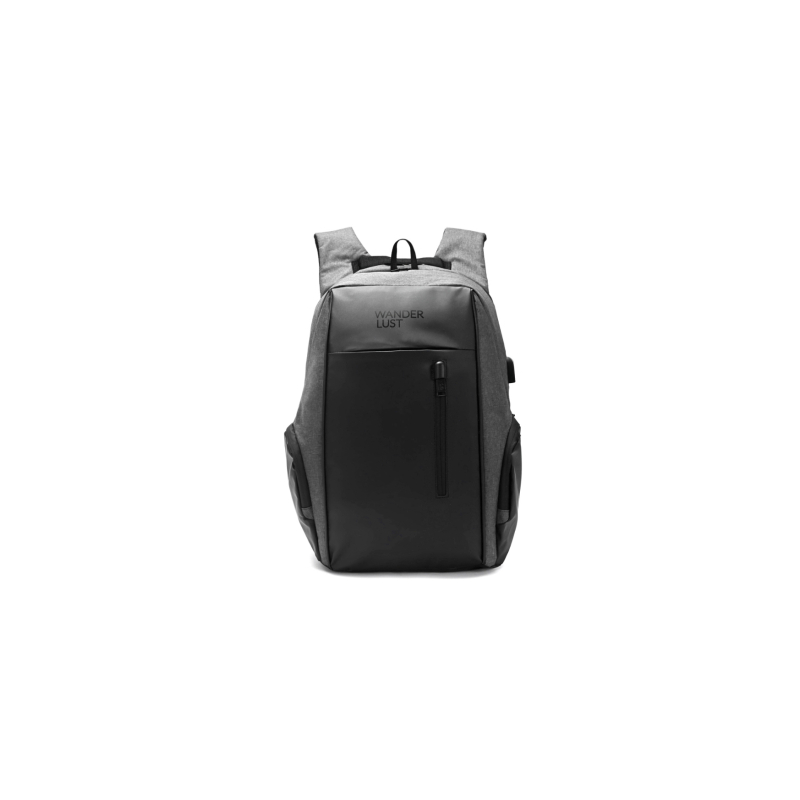 Mochila Porta Notebook Wanderlust Antirobo Urbana Negro - Imagen 3