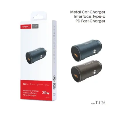 Cargador Celular Para Auto Seisa T-C26 Usb-C 30w S/cable